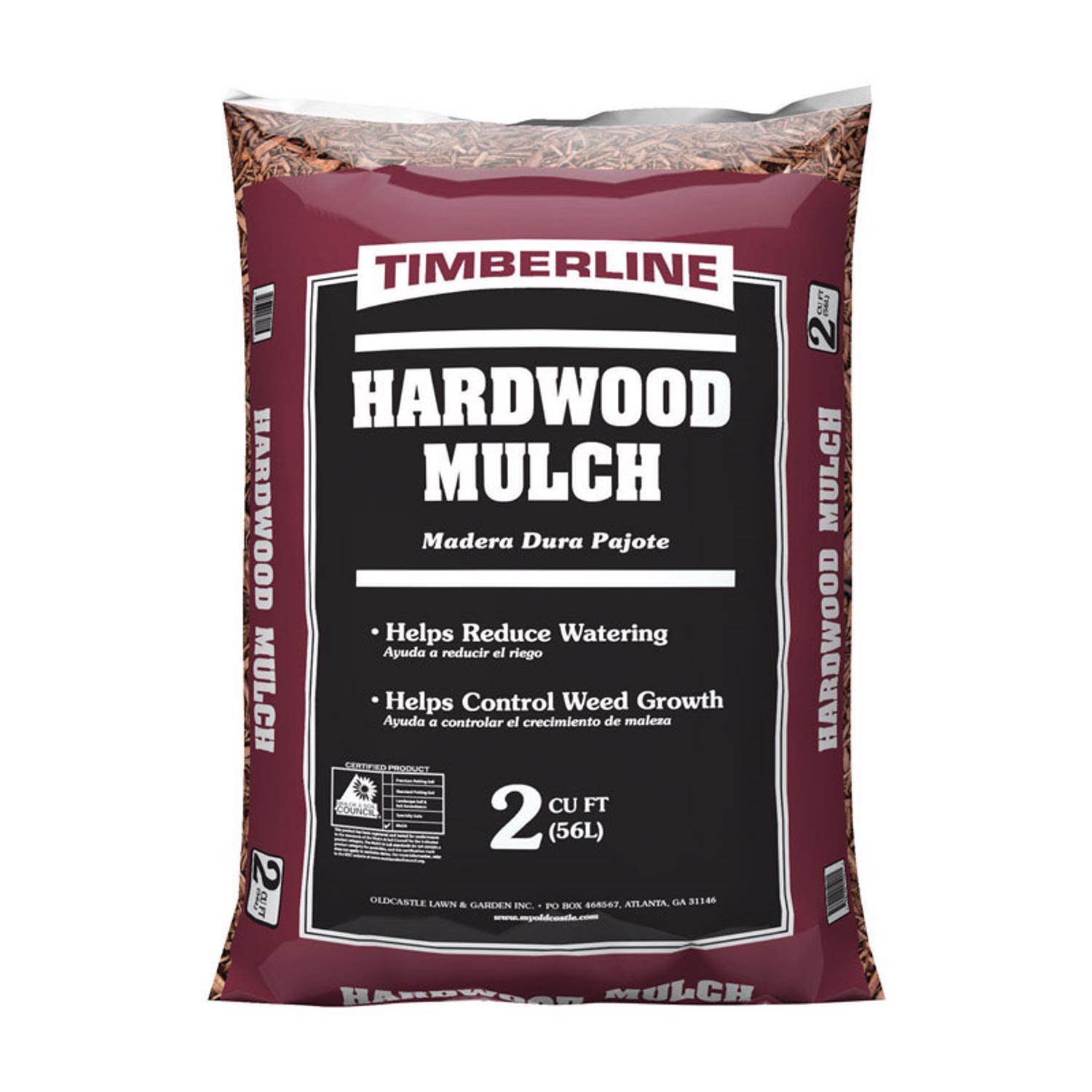  Timberline Brown Hardwood Mulch 2 Cu Ft