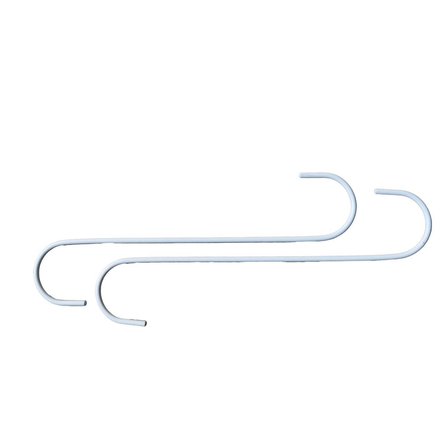  Living Accents White Steel 12 In. H S Extender Hook 2 Pk
