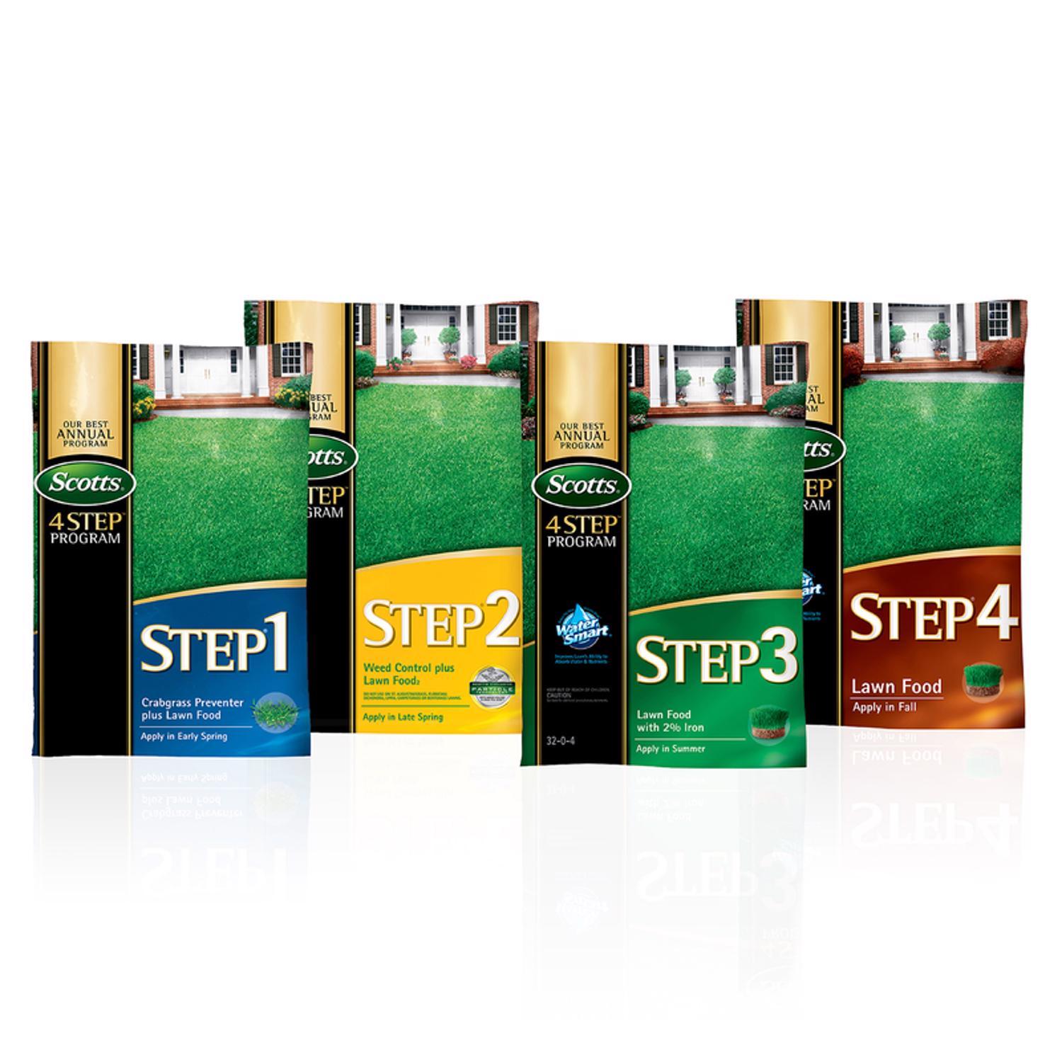  Scotts 4 Step Annual Program Lawn Food For All Grasses 5000 Sq Ft