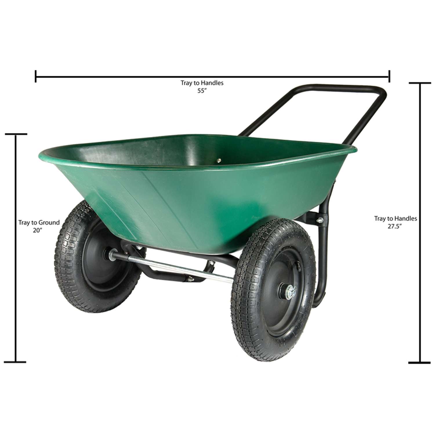  Yard Rover Garden Star Poly Residential Wheelbarrow 5 Cu Ft