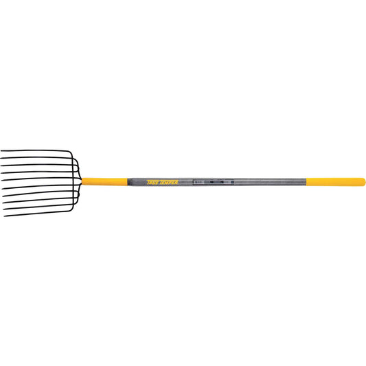  True Temper 10 Tine Steel Bedding Fork 48 In. Wood Handle