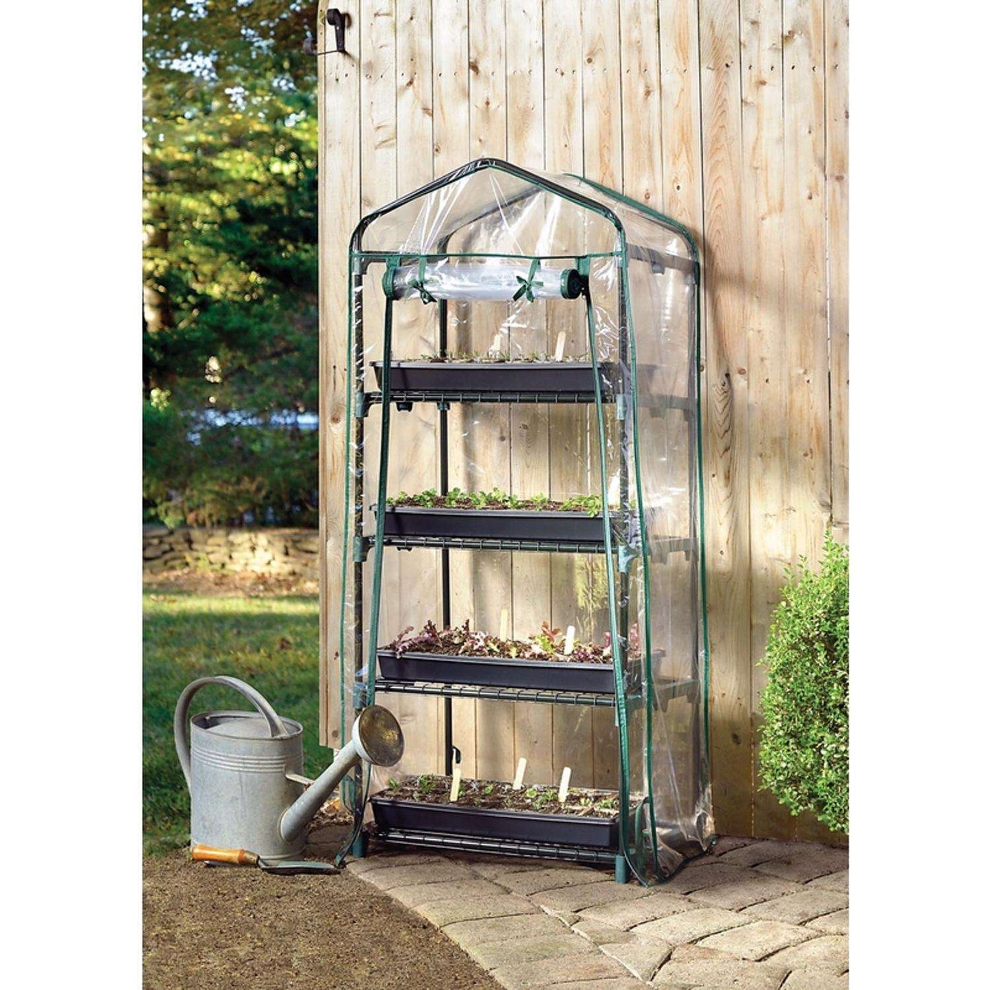  ShelterLogic Grow It 57 In. H X 23 In. W Green Plastic Mini Growhouse