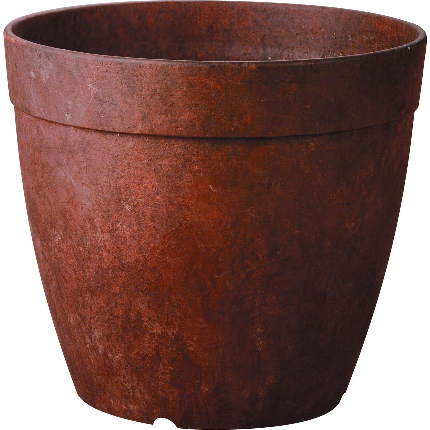  Novelty ArtStone 7.5 In. H X 6.5 In. W X 6.5 In. D X 8 In. D Resin Dolce Planter Rust