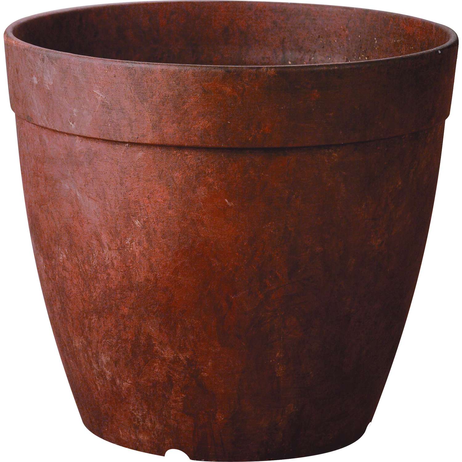  Novelty ArtStone 7.5 In. H X 6.5 In. W X 6.5 In. D X 8 In. D Resin Dolce Planter Rust