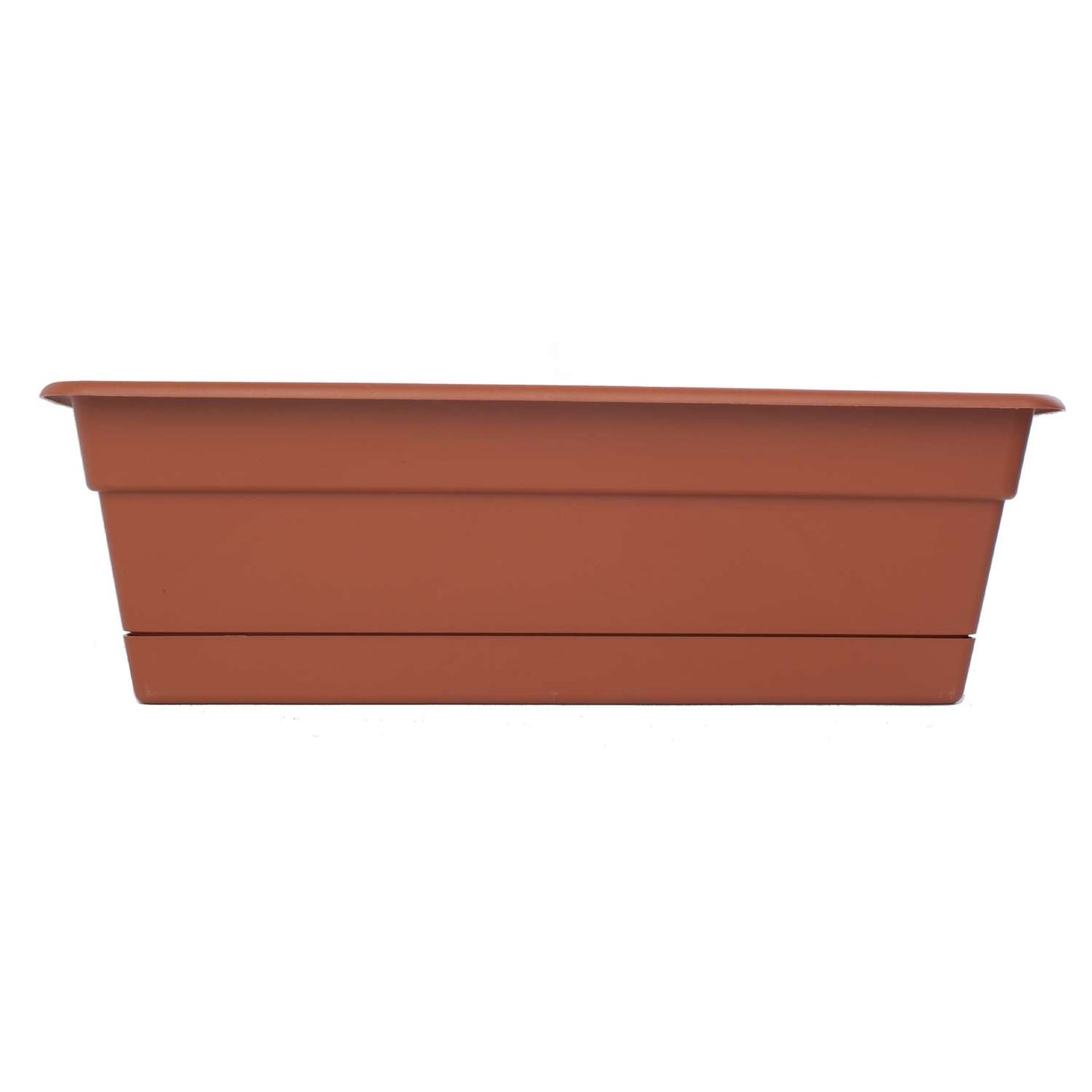  Bloem 5.75 In. H X 30 In. W X 7.5 In. D Plastic Window Box Terracotta