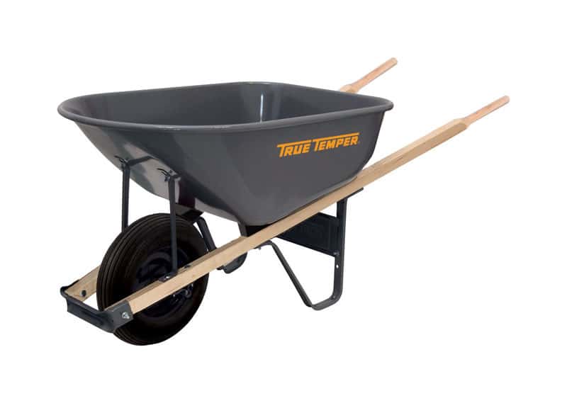  True Temper Steel Residential Wheelbarrow 6 Cu Ft