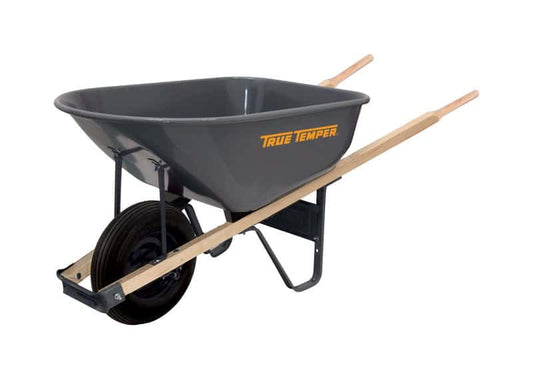  True Temper Steel Residential Wheelbarrow 6 Cu Ft