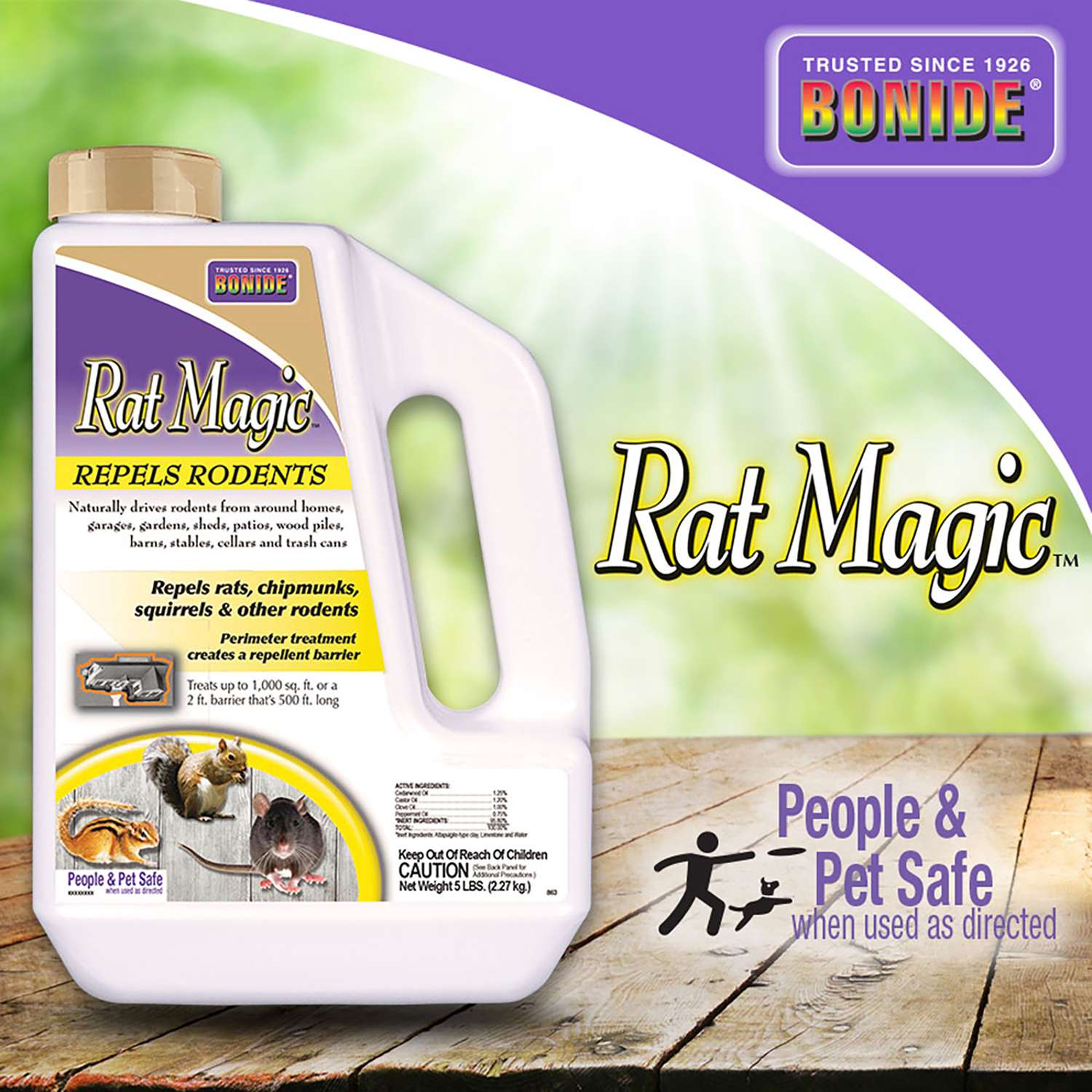  Bonide Rat Magic Animal Repellent Granules For Rodents 5 Lb