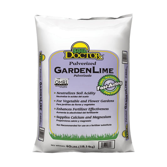  Soil Doctor Organic Pulverized Garden Lime 1000 Sq Ft 40 Lb