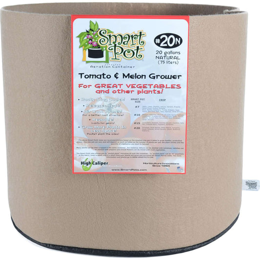  Smart Pot Tomato & Melon 15.5 In. H X 20 In. W X 20 In. D X 20 In. D Geo-Thermal Fabric Grow Bag Pla