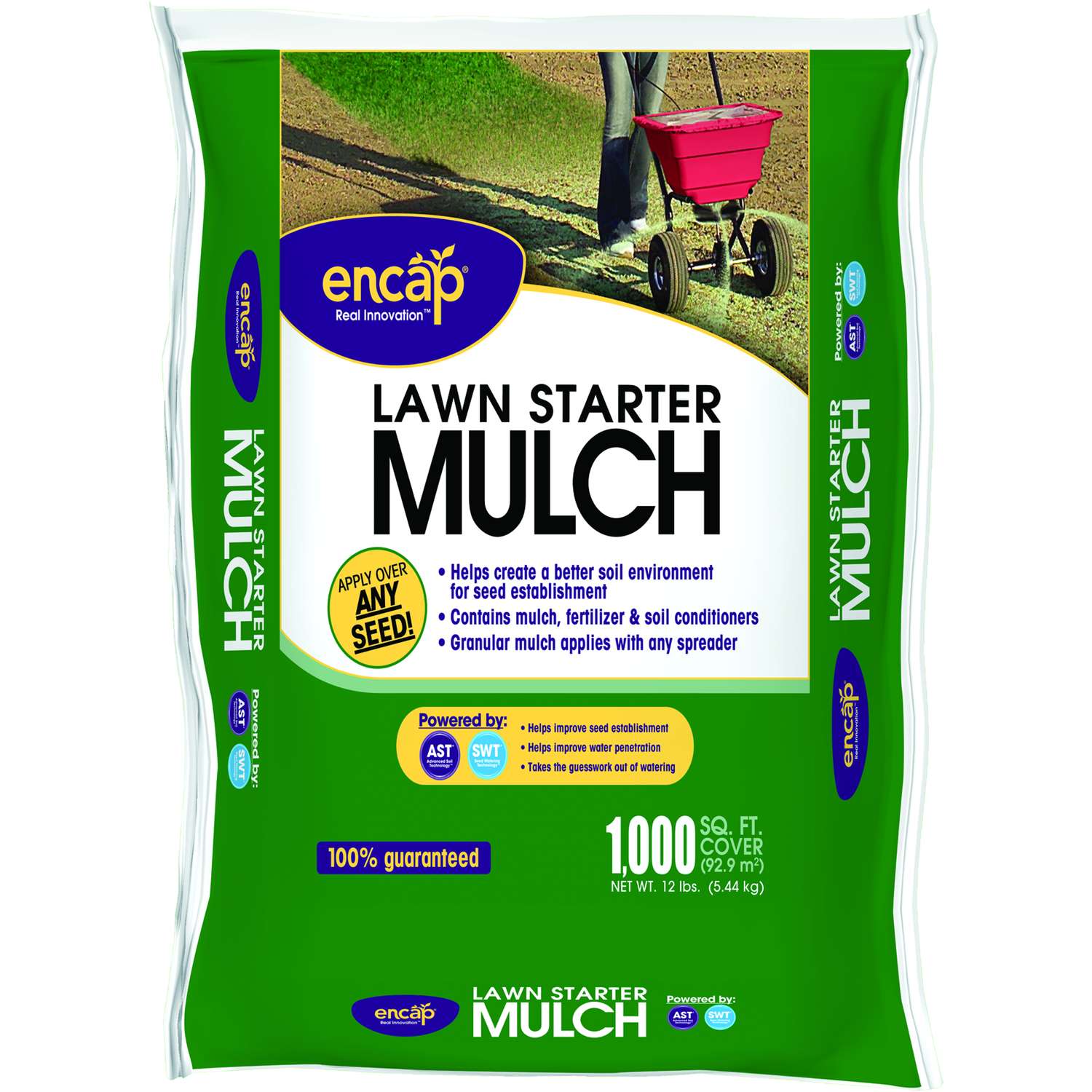  Encap Lawn Starter Green Mulch