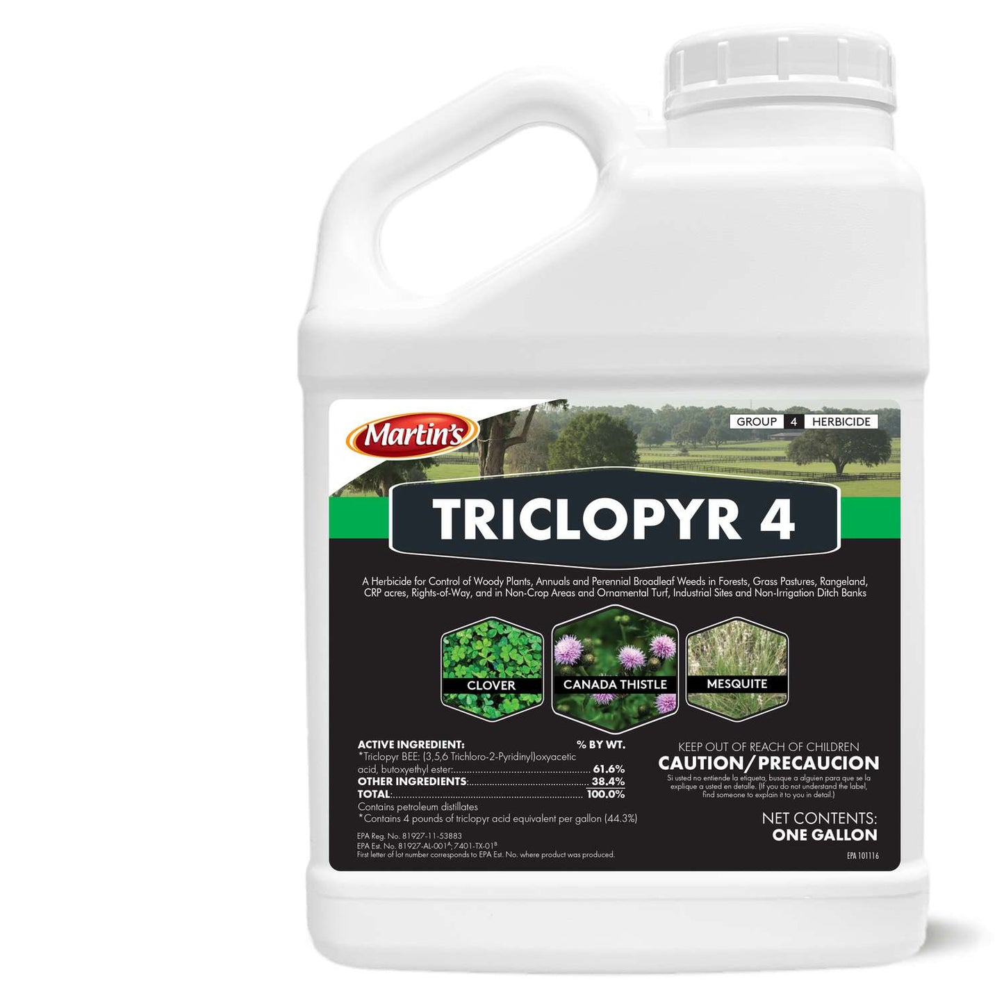  Martin's Triclopyr 4 Brush And Weed Herbicide Concentrate 1 Gal