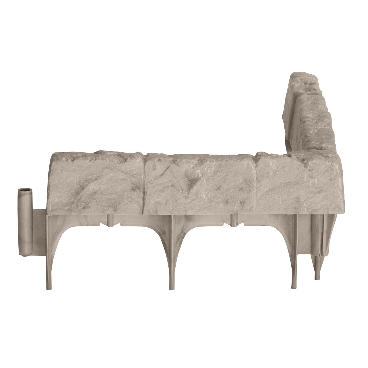  Suncast 10 Ft. L X 5.75 In. H Resin Taupe Marble Lawn Edging