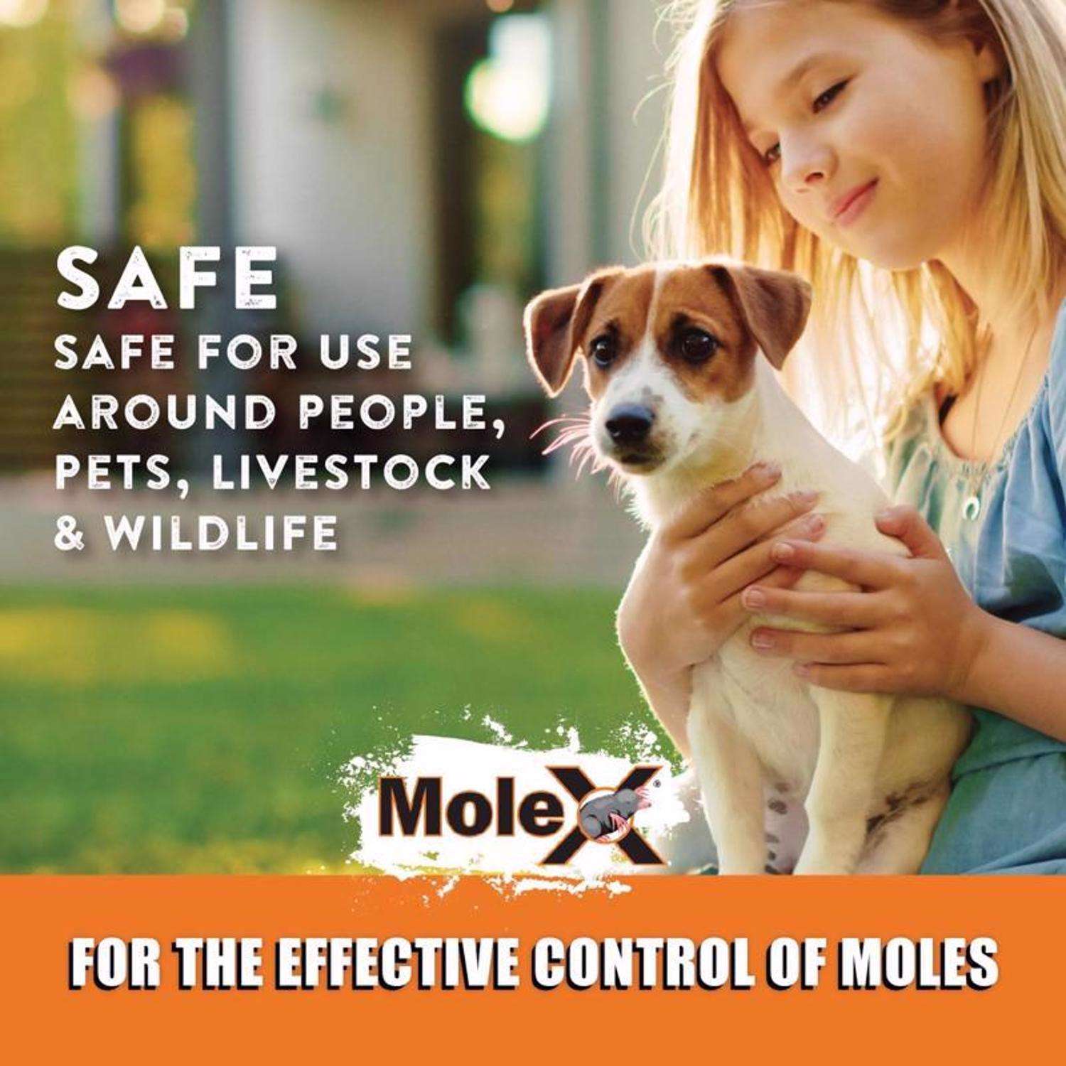  MoleX Non-Toxic Bait Pellets For Moles 8 Oz 1 Pk