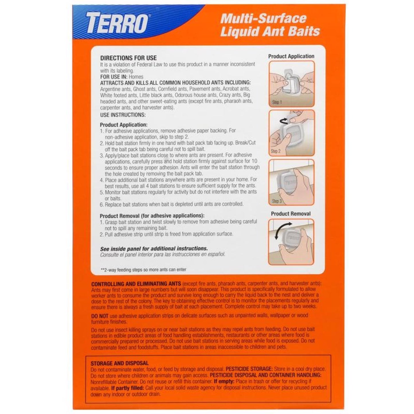  TERRO Ant Bait Station 4 Pk