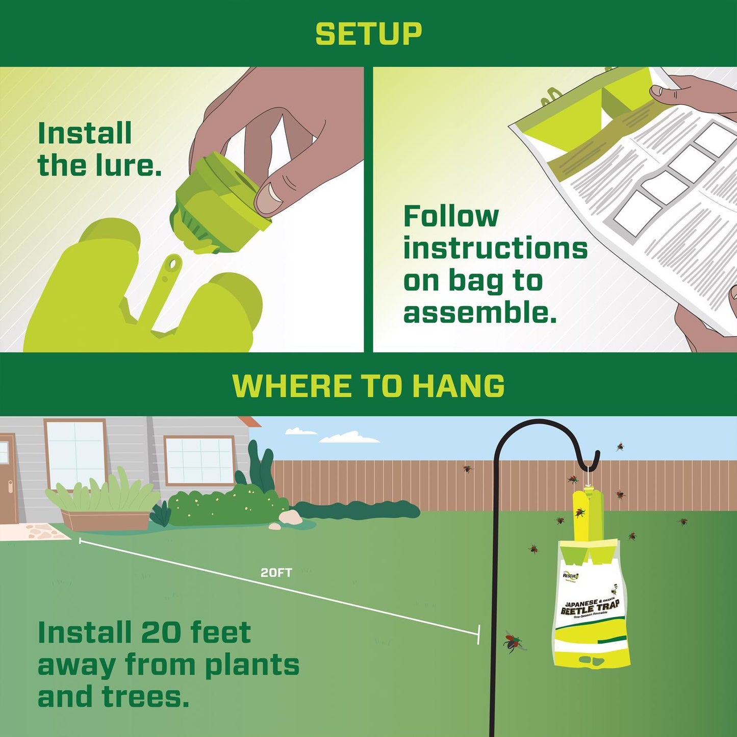  RESCUE! Japanese Beetle Trap 0.21 Oz