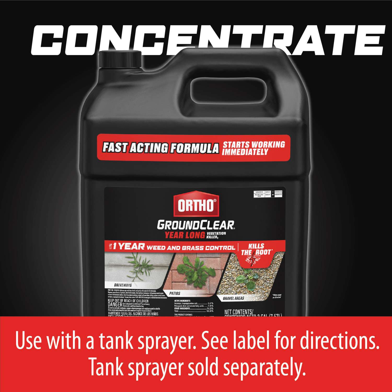  Ortho GroundClear Year Long Vegetation Killer Concentrate 2 Gal