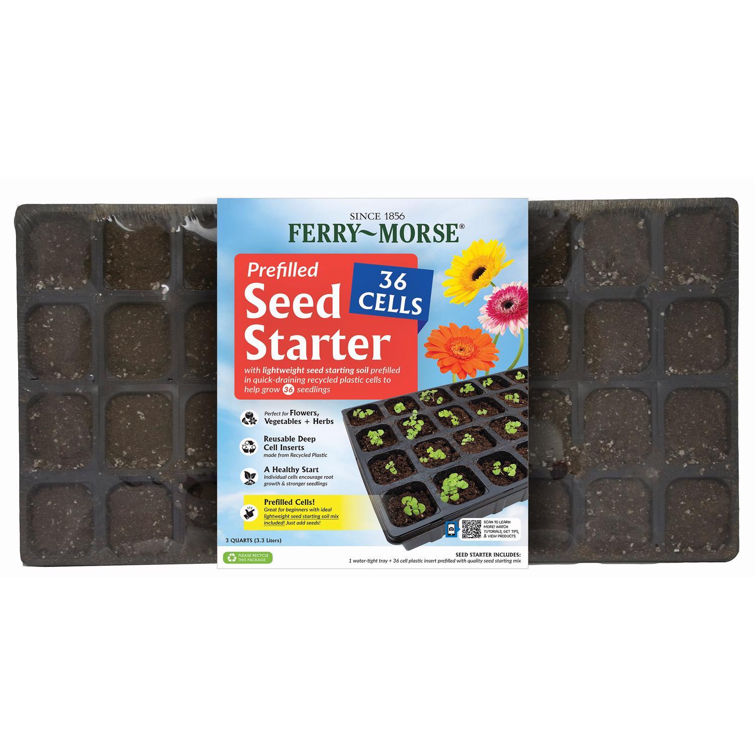  Ferry-Morse 36 Cells 22 In. W X 11 In. L Seed Starting Kit 1 Pk