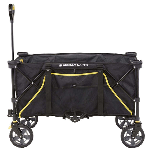  Gorilla Carts Polyester Fabric Folding Utility Wagon 150 Lb. Cap.