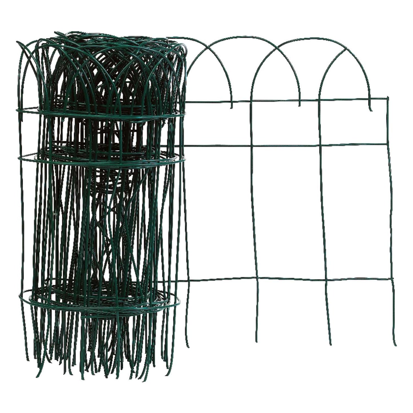  Panacea 240 In. L X 14 In. H PVC Green Scroll Garden Edging