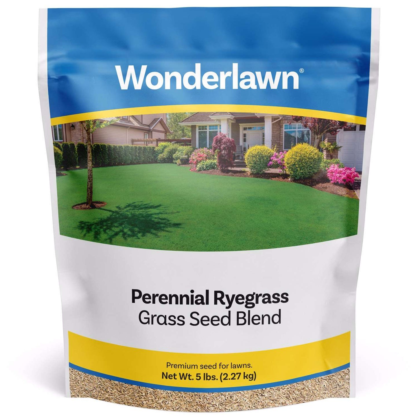  Barenbrug Wonderlawn Perennial Ryegrass Partial Shade/Sun Grass Seed Blend 10 Lb