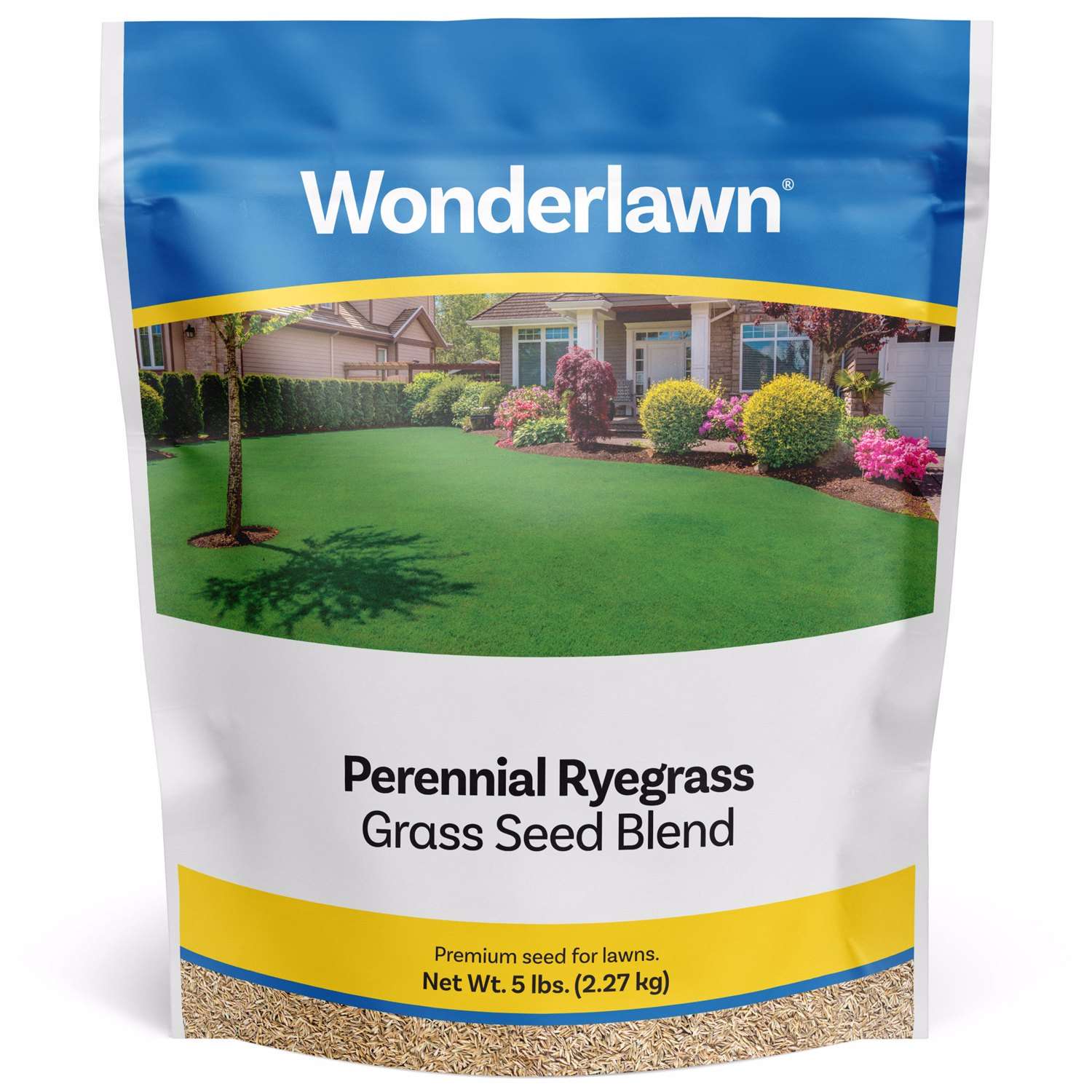  Barenbrug Wonderlawn Perennial Ryegrass Partial Shade/Sun Grass Seed Blend 10 Lb