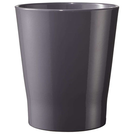  SK Pottery 5.9 In. H X 5.5 In. D Clay Merina Orchid Pot Gray