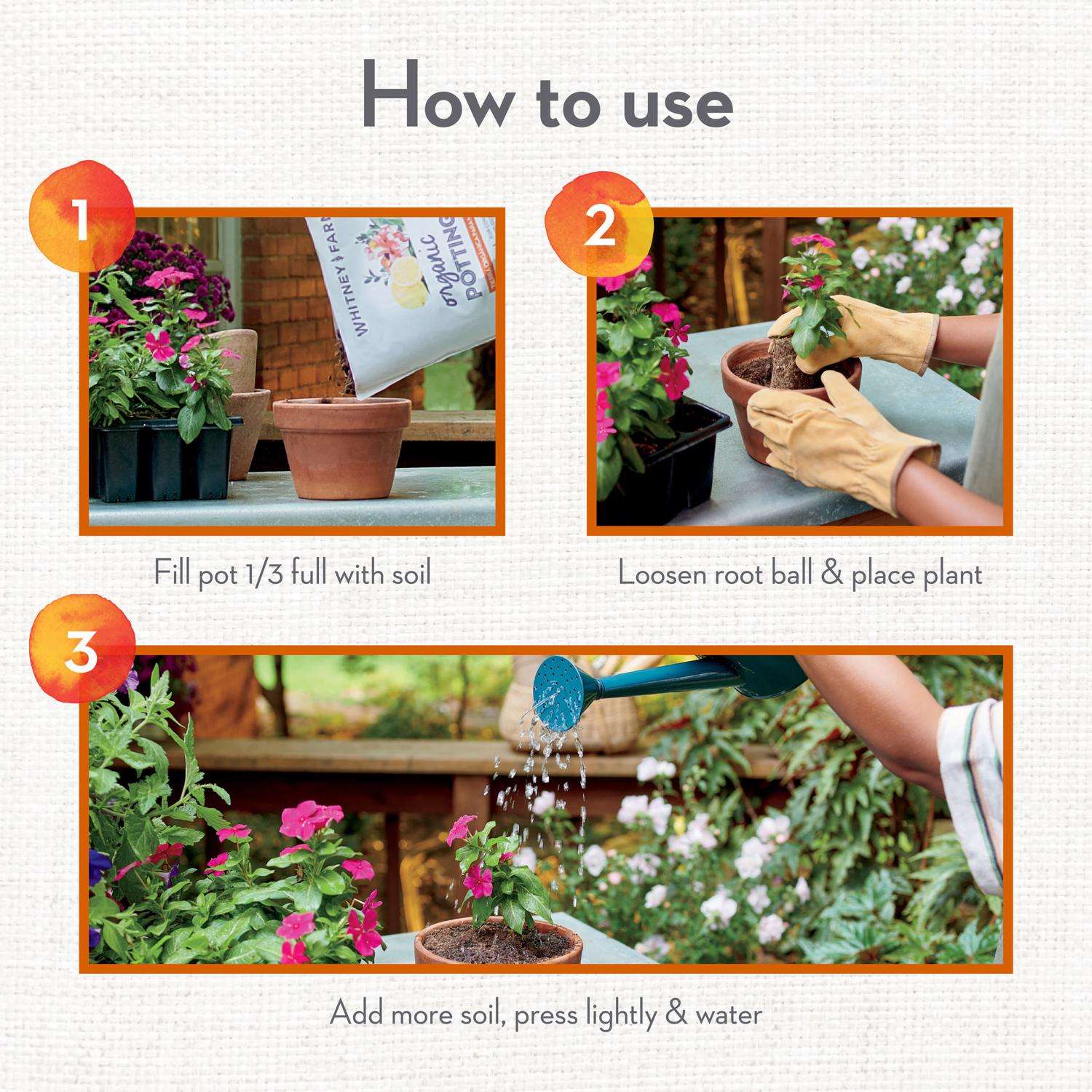  Whitney Farms Organic All Purpose Potting Soil 1.5 Cu Ft