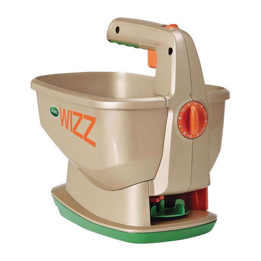  Scotts Wizz 60 In. W Handheld Spreader For Fertilizer/Ice Melt/Seed 4 Lb