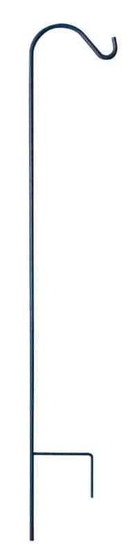  Panacea Black Steel 48 In. H Single Crook Plant Hook 1 Pk