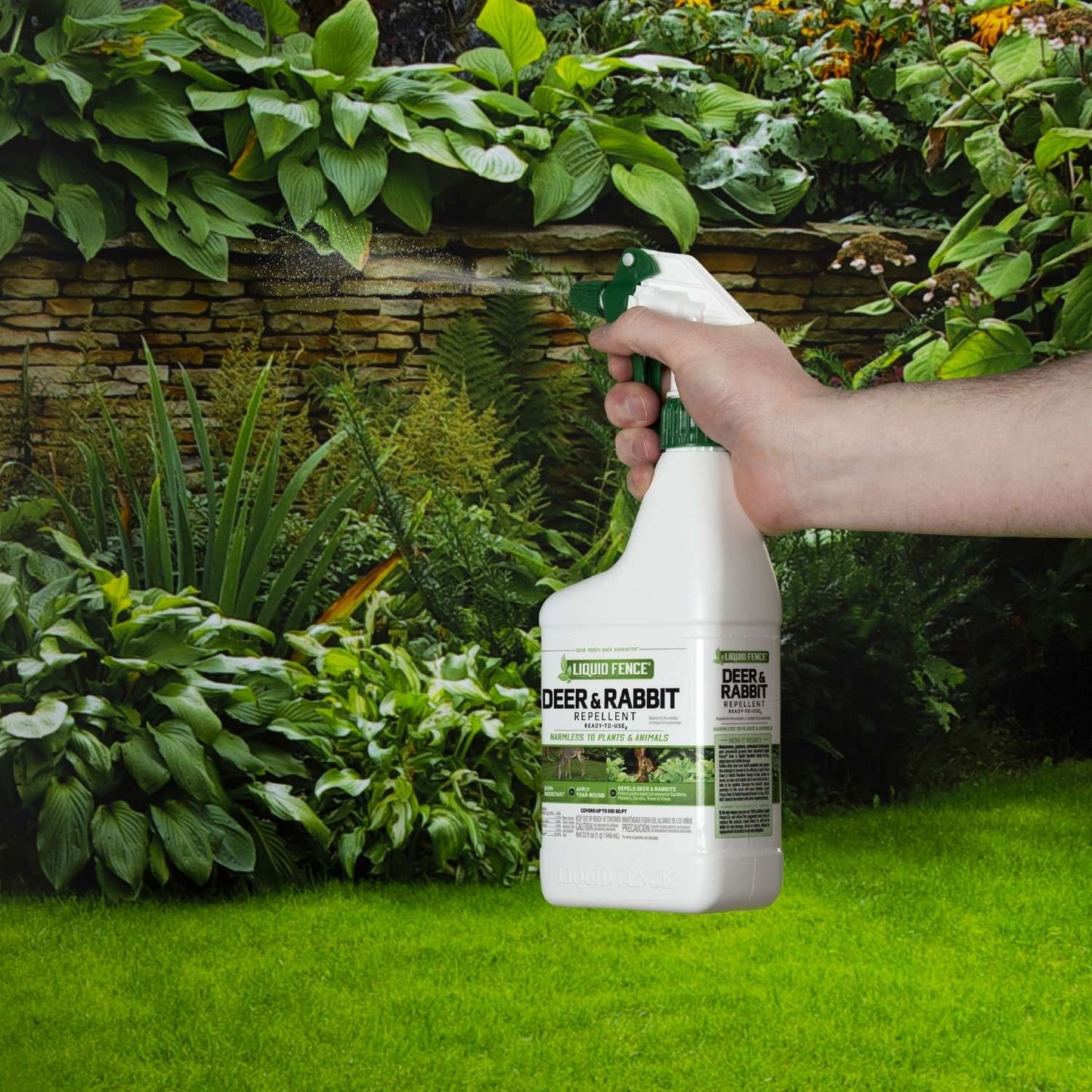  Liquid Fence Animal Repellent Spray For Deer And Rabbits 32 Oz