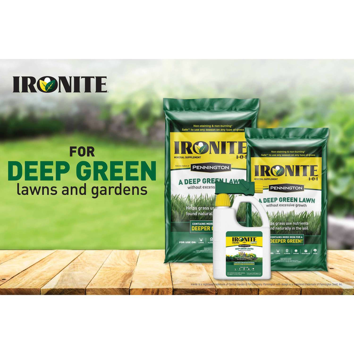  Pennington Ironite Slow-Release Nitrogen Lawn Fertilizer For All Grasses 5000 Sq Ft