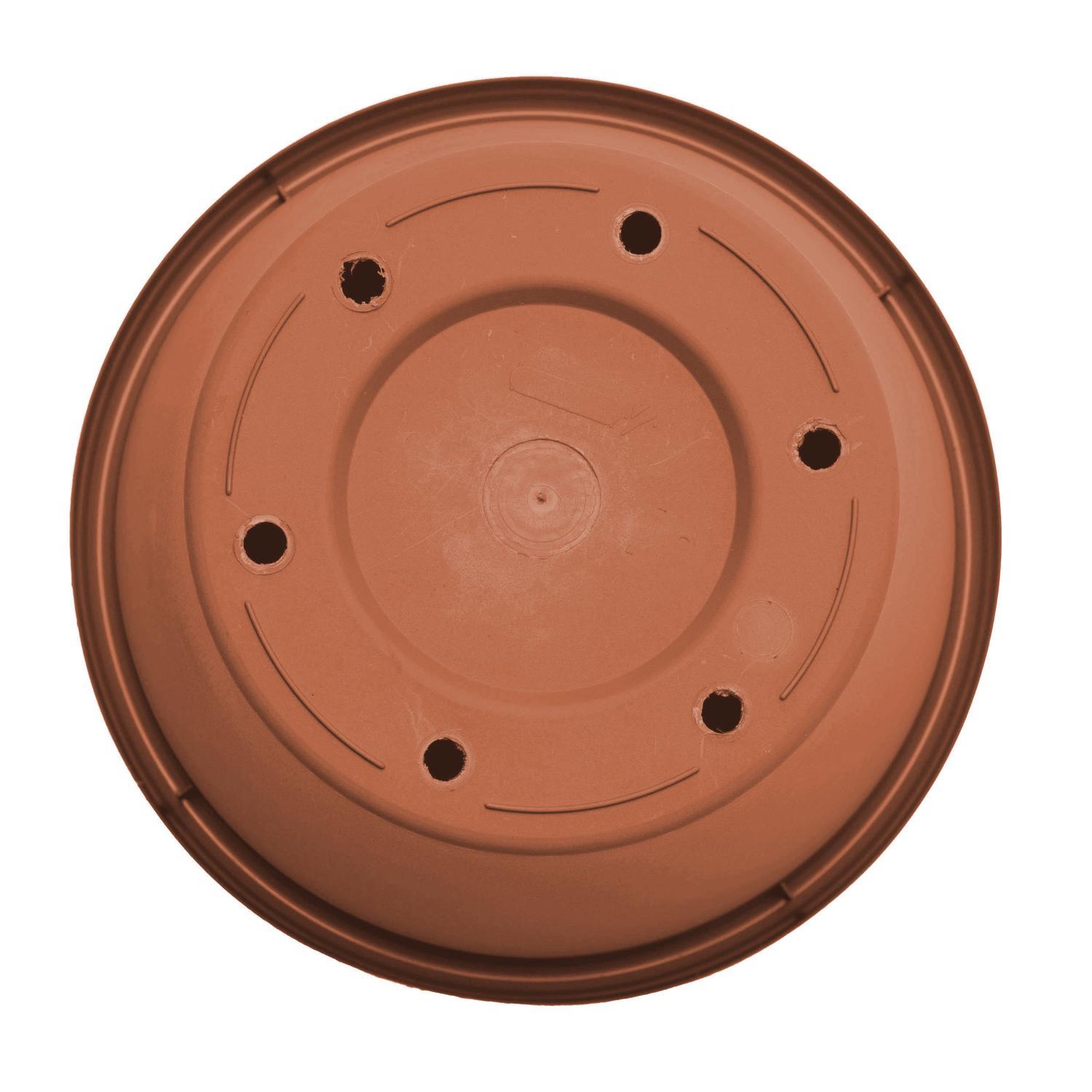  Bloem Terra 17 In. H X 20.5 In. W Resin Traditional Planter Terra Cotta