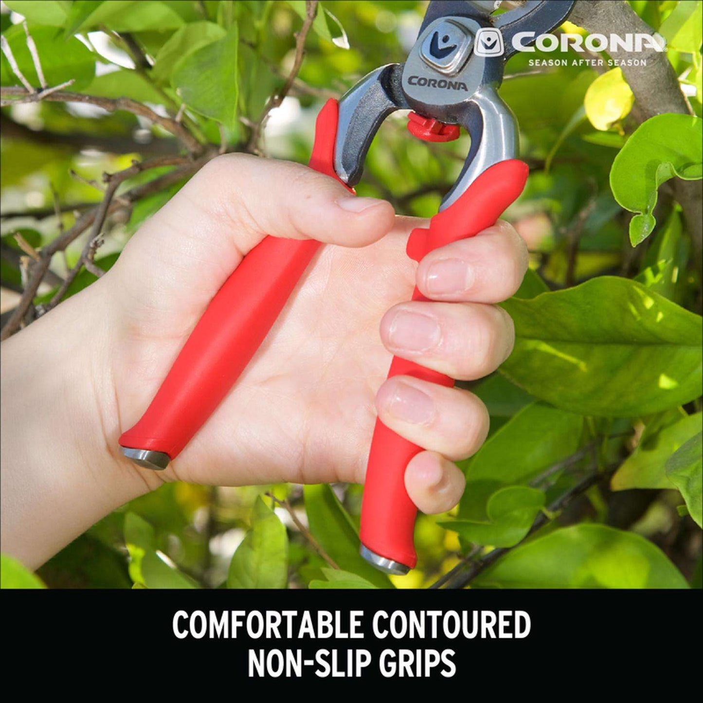  Corona Dual Cut Carbon Steel Bypass Pruners