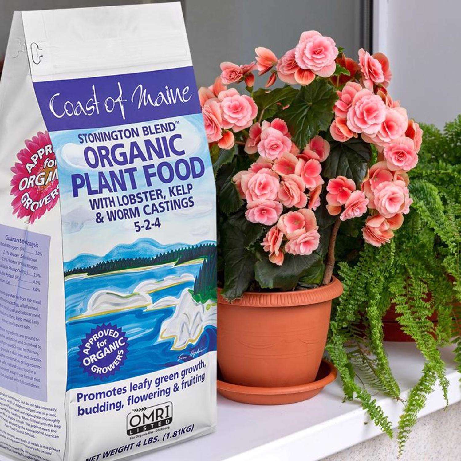  Coast Of Maine Stonington Blend Organic Granules All Purpose Plant Food 4 Lb