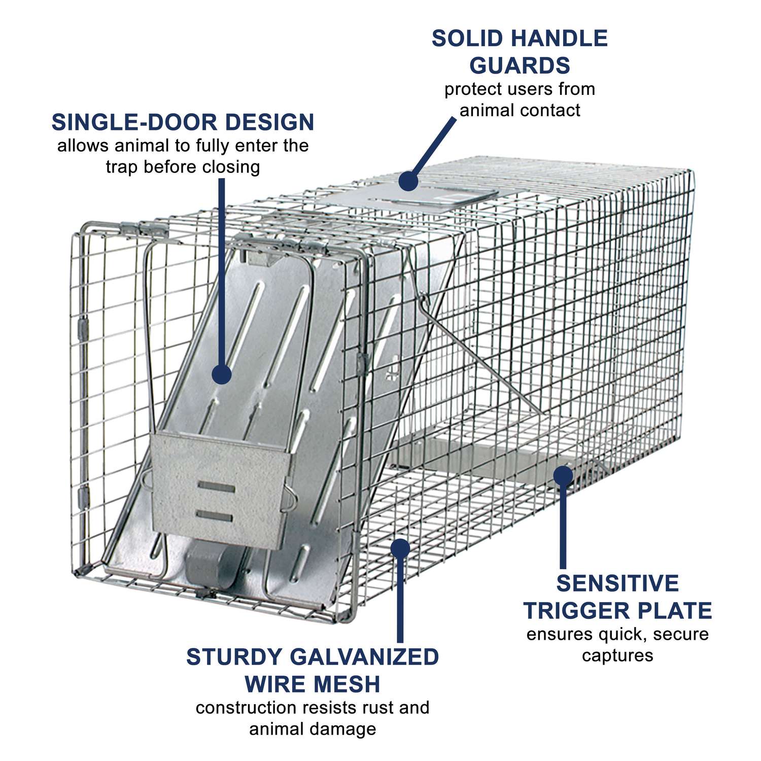  Havahart Large Live Catch Cage Trap For Cats And Raccoons 1 Pk
