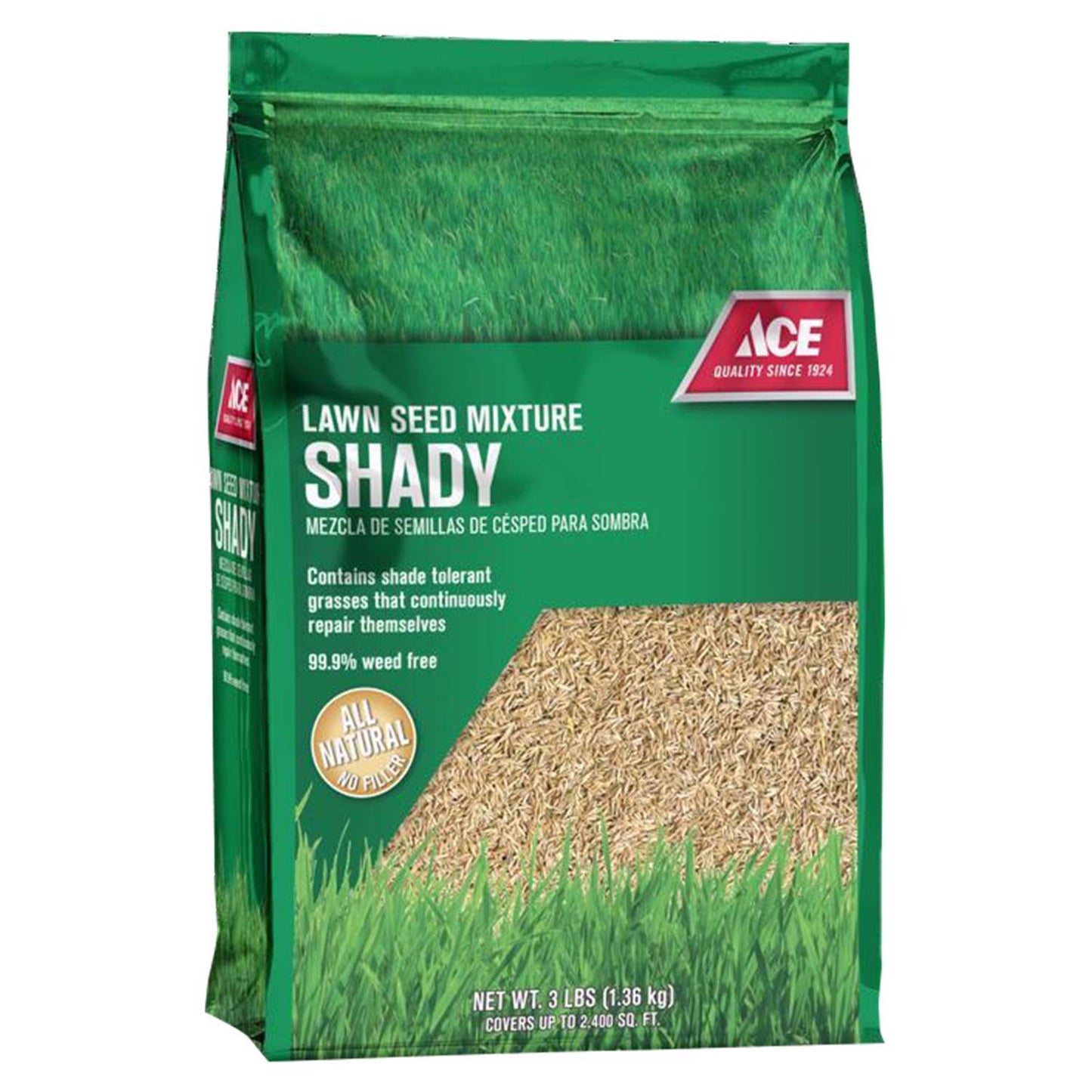  Ace Mixed Full Shade Grass Seed 3 Lb