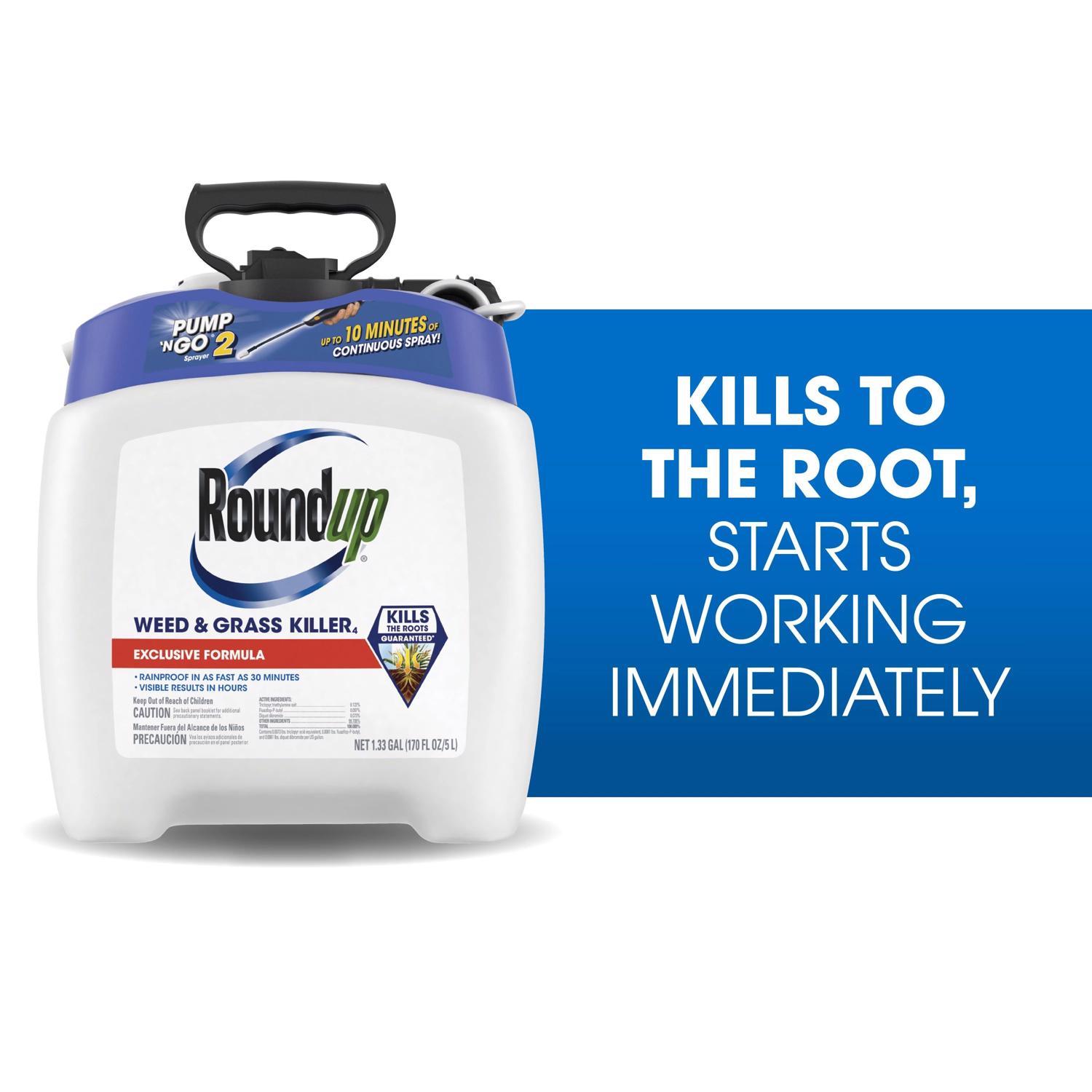  Roundup Pump 'N Go Weed And Grass Killer RTU Liquid 1.33 Gal