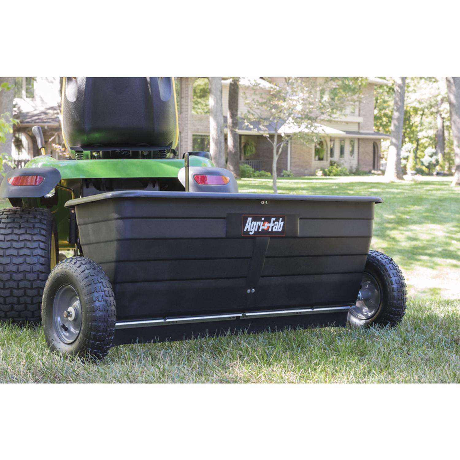  Agri-Fab 3.5 Ft. W Tow Behind Spreader For Fertilizer/Grass Seed/Ice Melt 175 Lb