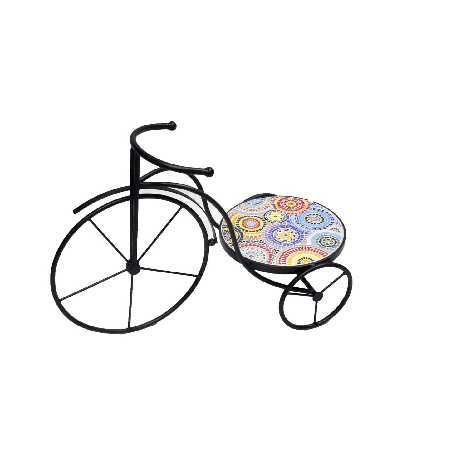  Infinity 13.78 In. H Assorted Metal Bicycle Plant Holder