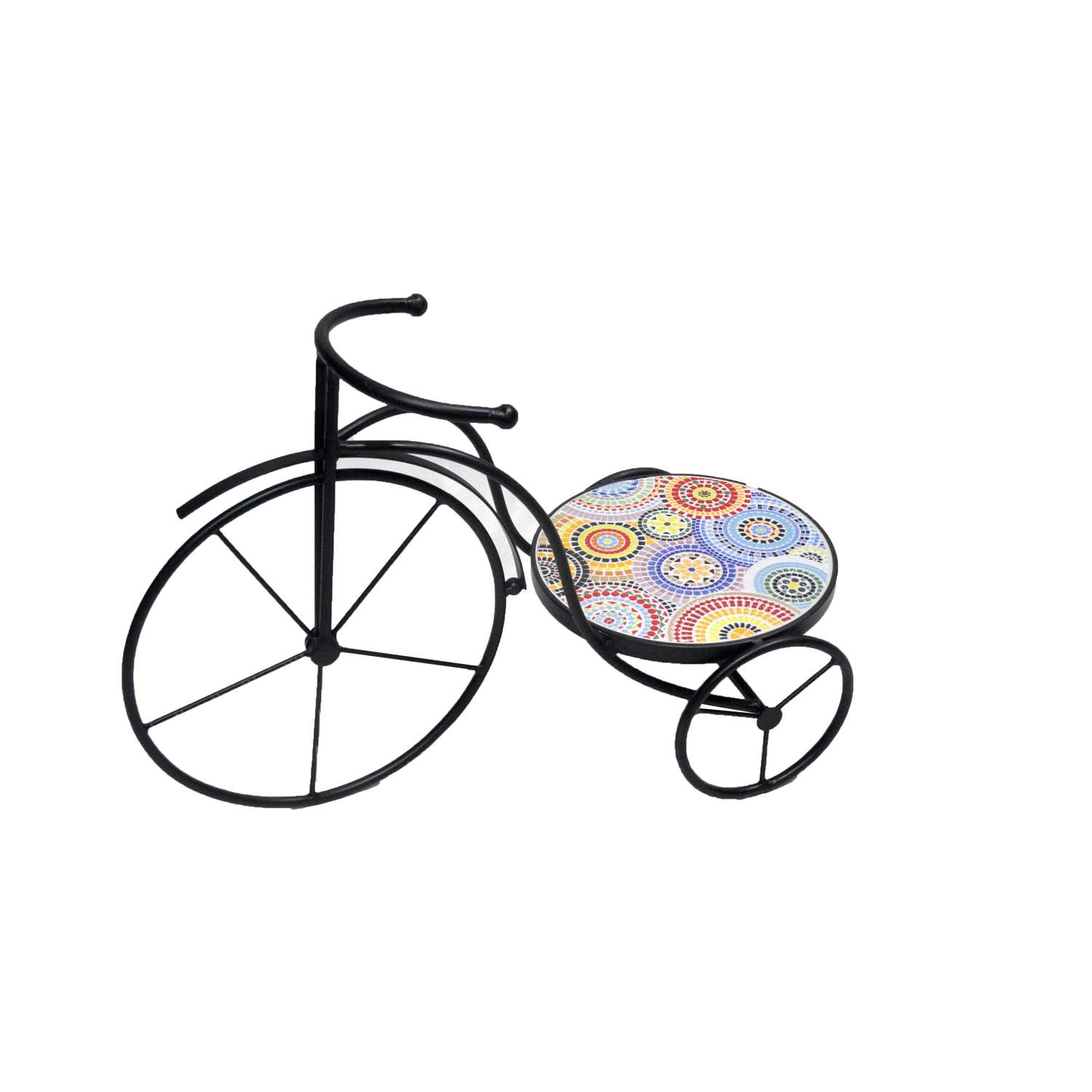  Infinity 13.78 In. H Assorted Metal Bicycle Plant Holder