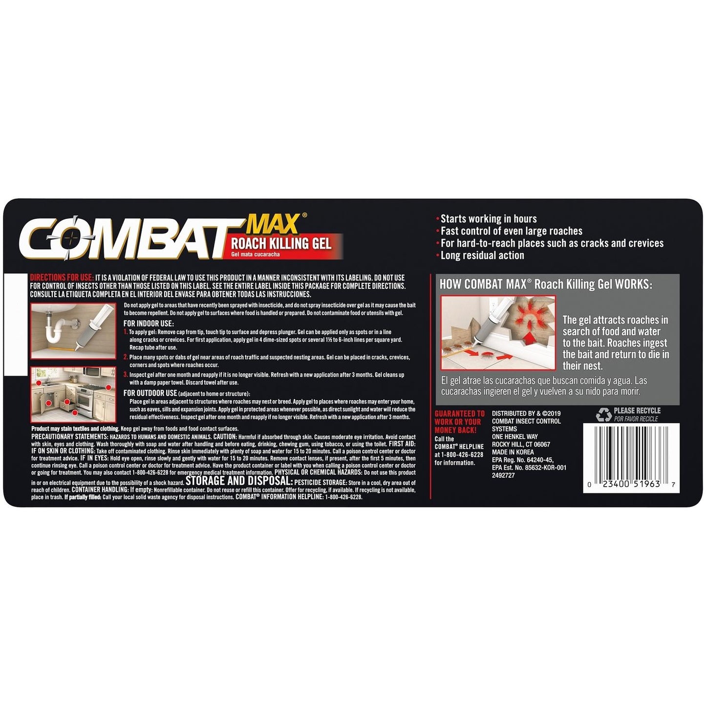  Combat Max Roach Bait 1.05 Oz