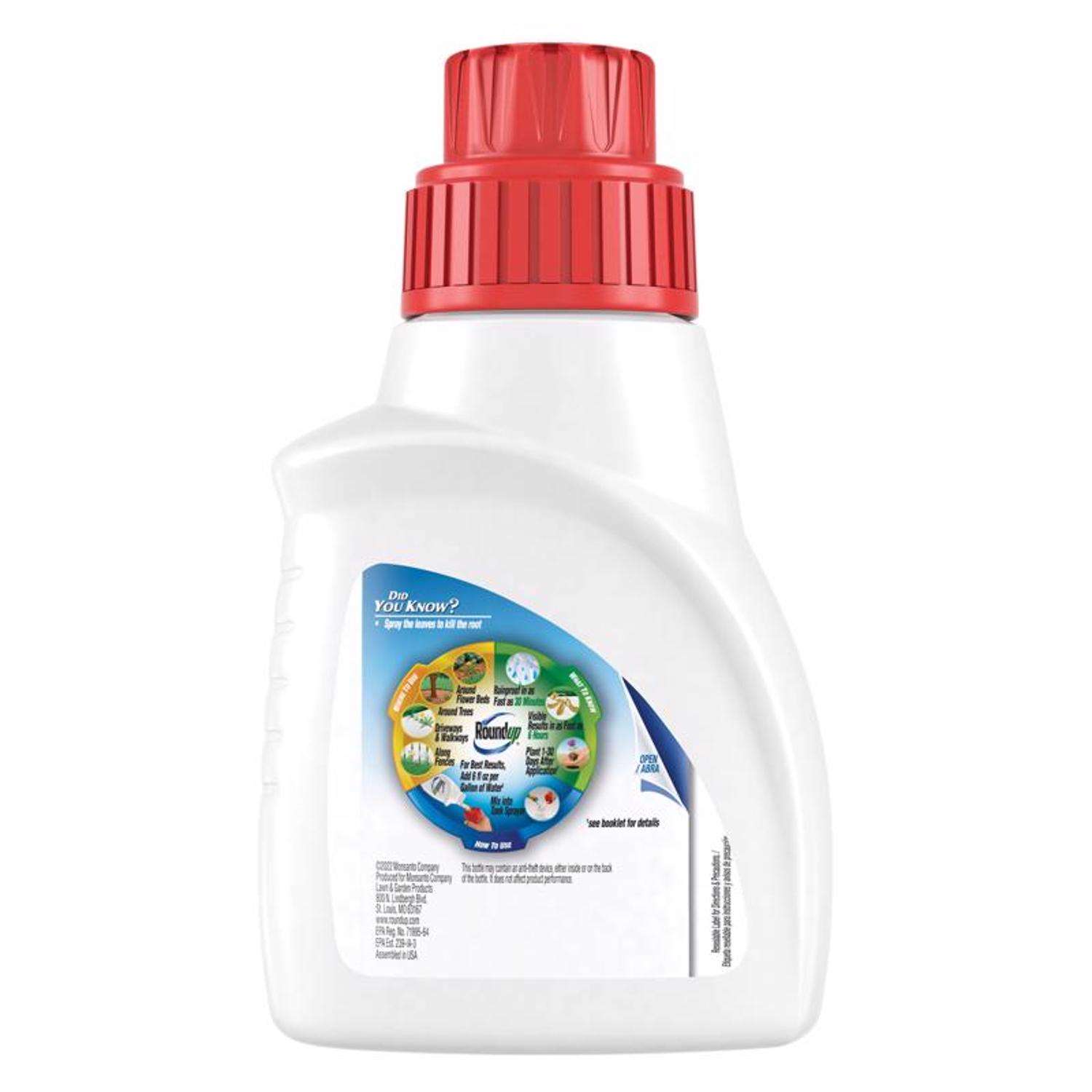 Roundup Weed And Grass Killer Concentrate 16 Oz