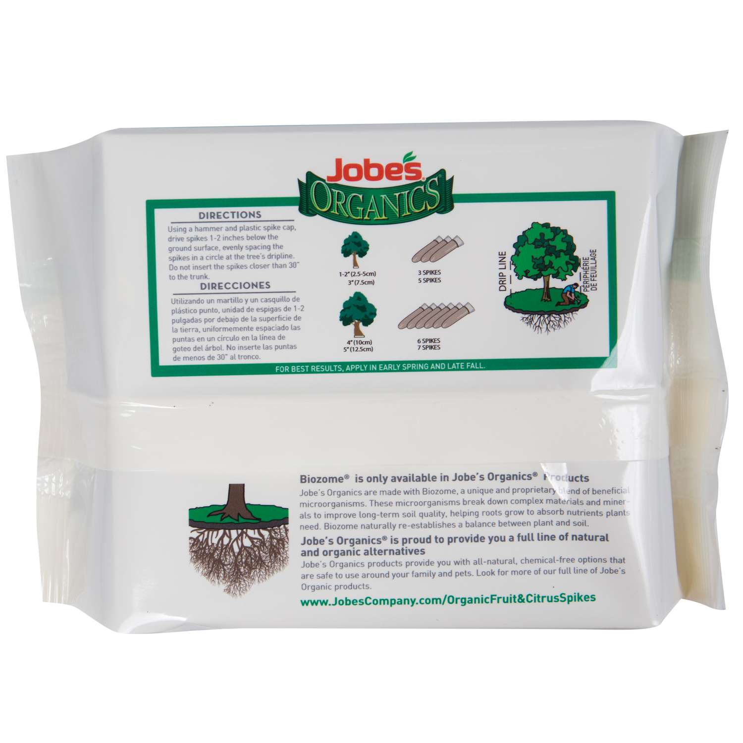  Jobe's Organic 8-2-2 Plant Fertilizer 8 Pk