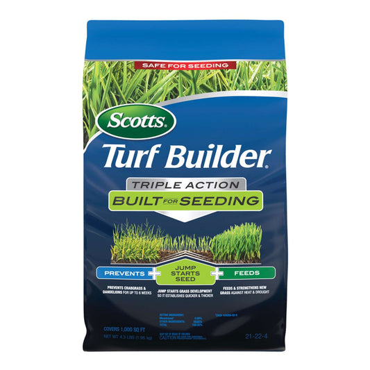  Scotts Turf Builder Pre Emergent Preventer & Fertilizer Lawn Fertilizer For All Grasses 1000 Sq Ft
