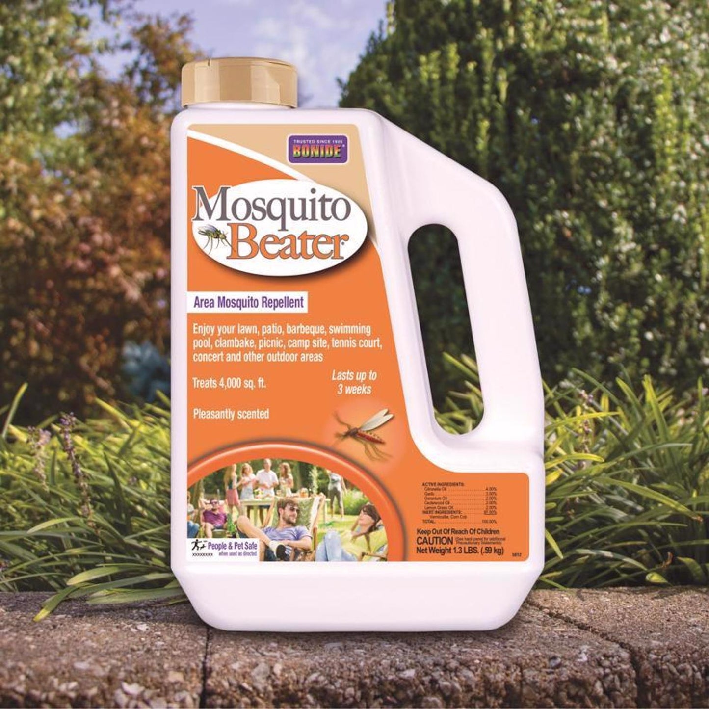  Bonide Mosquito Beater Insect Repellent Granules For Mosquitoes 1.3 Lb