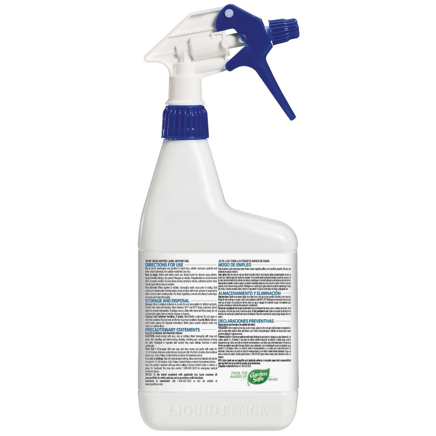  Liquid Fence Animal Repellent Spray For All Animals 32 Oz