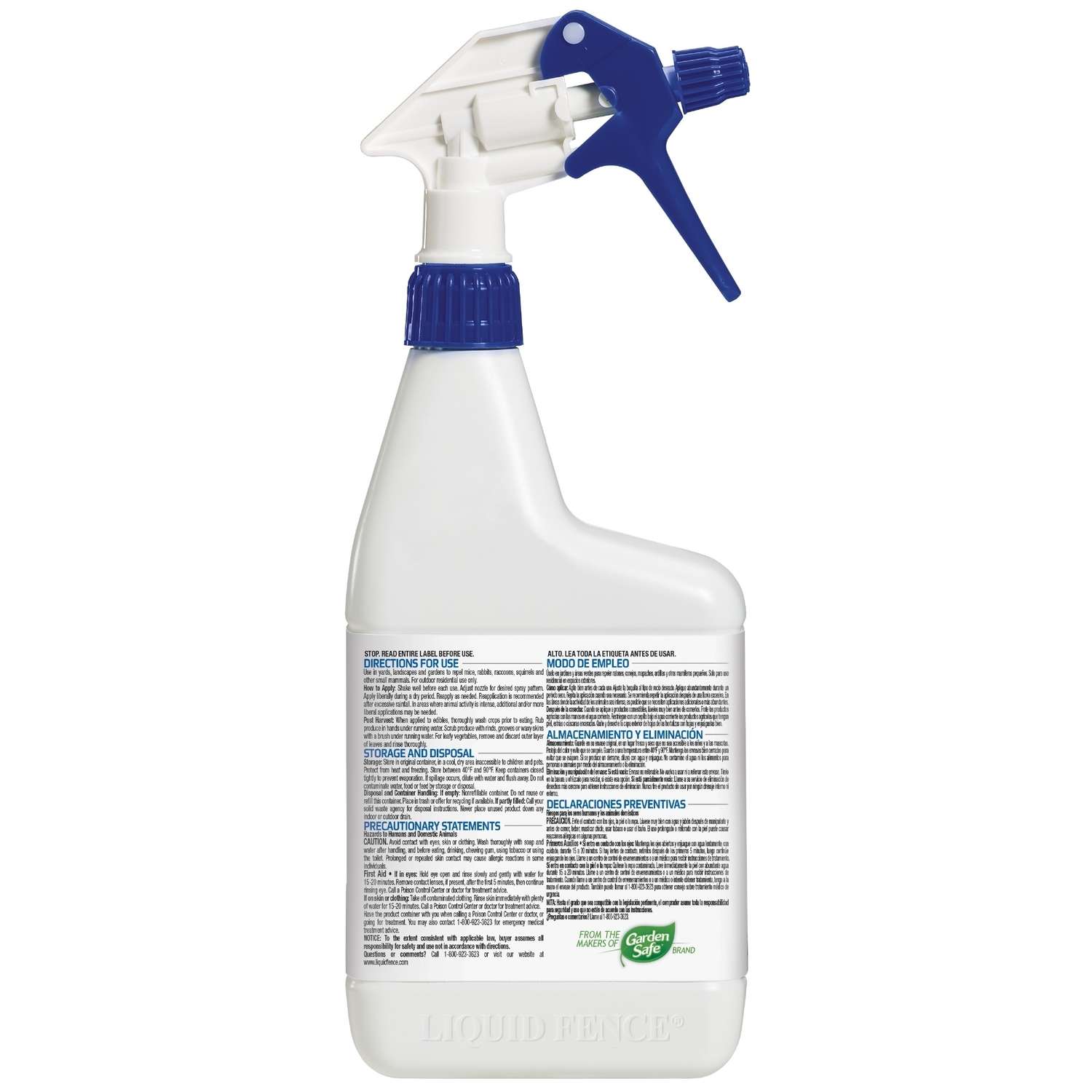  Liquid Fence Animal Repellent Spray For All Animals 32 Oz