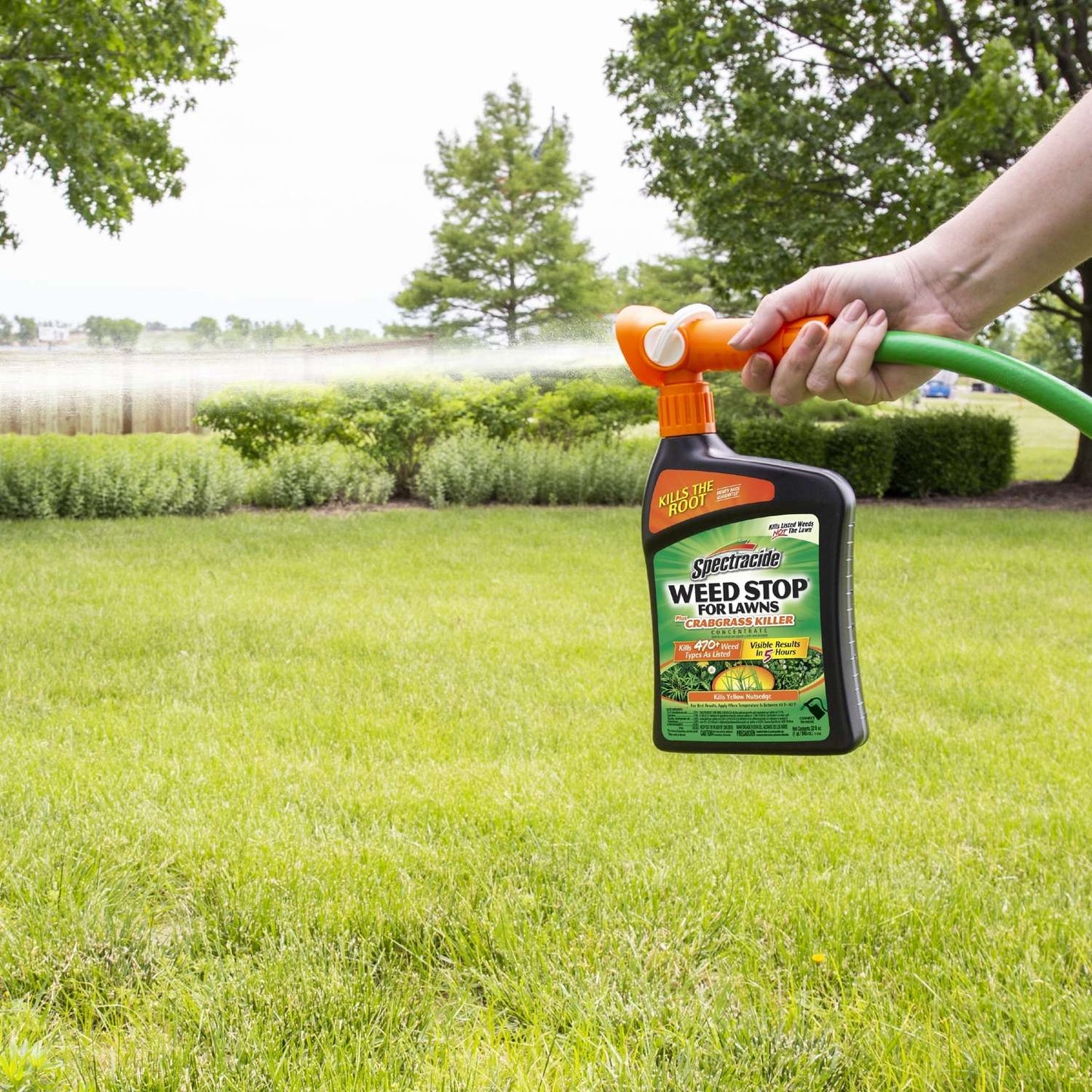  Spectracide Weed Stop Crabgrass Killer RTS Hose-End Concentrate 32 Oz