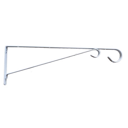  Living Accents White Steel 15 In. H Straight W/ Loop Plant Hook 1 Pk